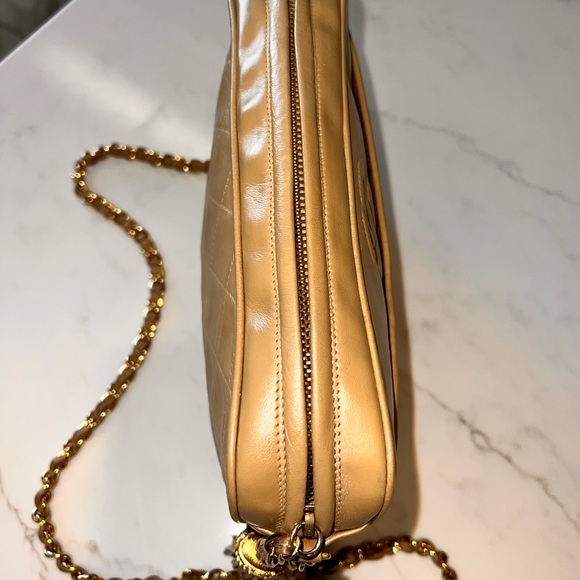 Chanel Quilted Tassel Camera Case Bag / shoulder bag color beige/tan
was $1495 - Picture 15 of 16